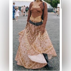 Spell Lovers Beach Midi Skirt